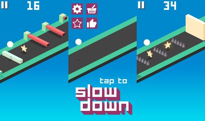 Slow Down é um jogo relaxante e com proposta simples (Foto: Divulgação / Ketchapp)