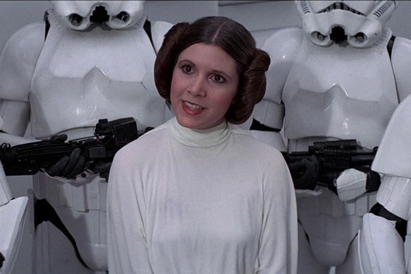 Carrie Fisher como Leia Organa (Foto: Reprodução)