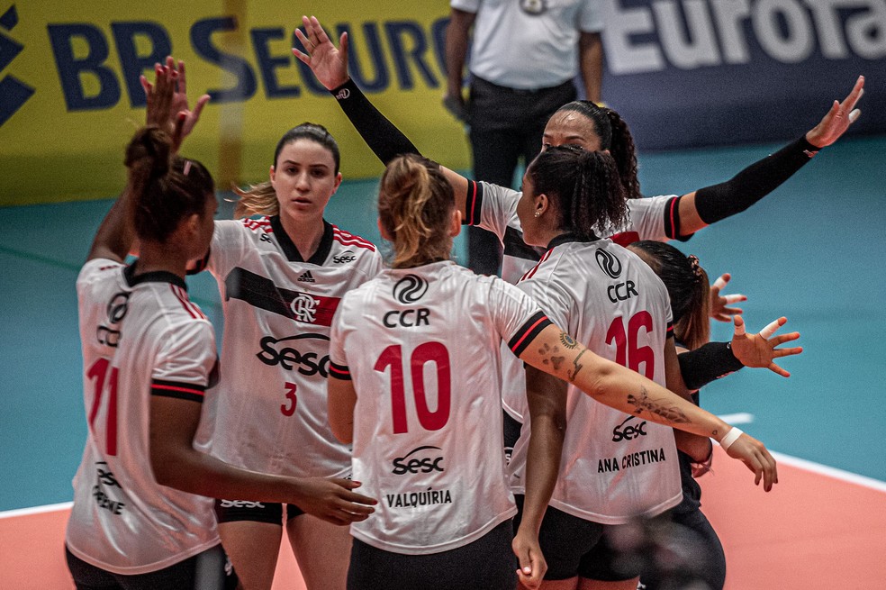Sesc-Flamengo Sesi-Bauru Superliga &mdash; Foto: Paula Reis / Flamengo