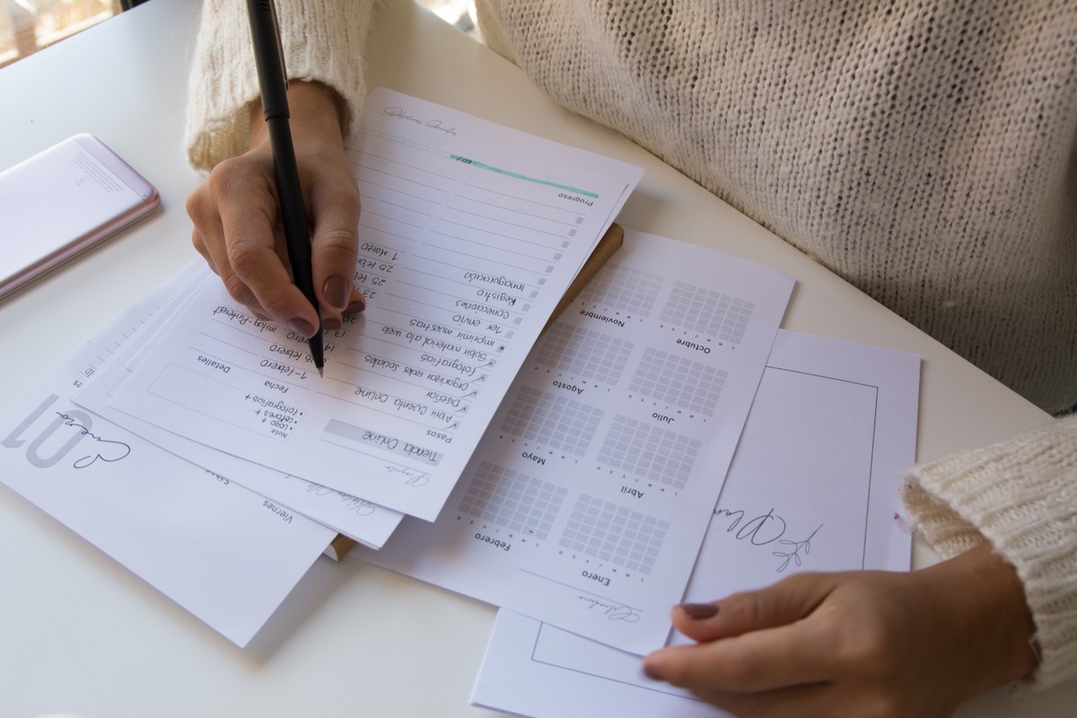 Como fazer um planner mensal para imprimir no Canva |  Editores
