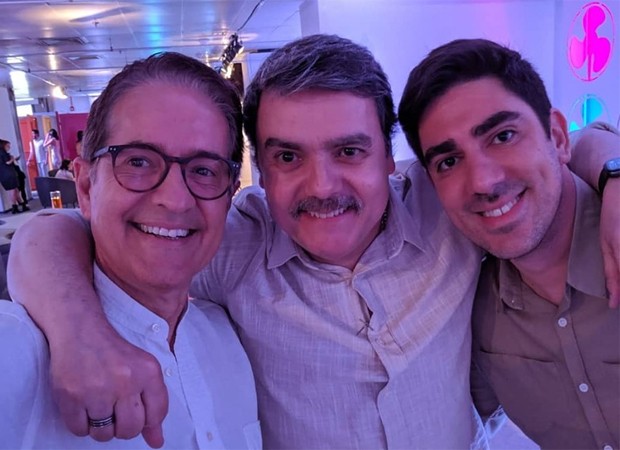 Carlos Tramontina, Cássio Gabus Mendes e Marcelo Adnet (Foto: Reprodução/Instagram)
