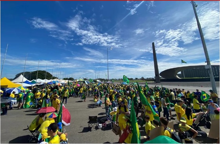 Protestos de apoiadores de Bolsonaro em Brasília