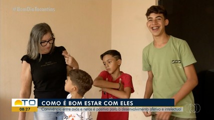 Convivência entre avós e netos é positiva e contribui para o desenvolvimento afetivo