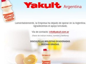 Yakult na Argentina (Foto: Internet/Reprodução)