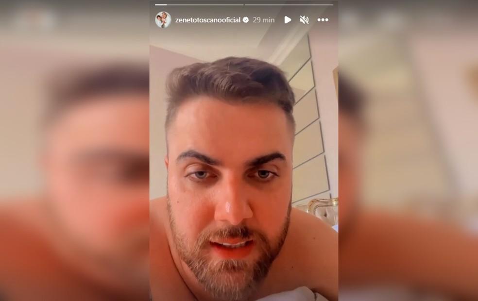 Cantor Z&eacute; Neto explica motivo de show ter sido cancelado &mdash; Foto: Rede Social/Reprodu&ccedil;&atilde;o