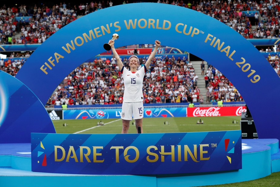 Bola e Chuteira de Ouro: Megan Rapinoe conquista principais prÃªmios individuais da Copa