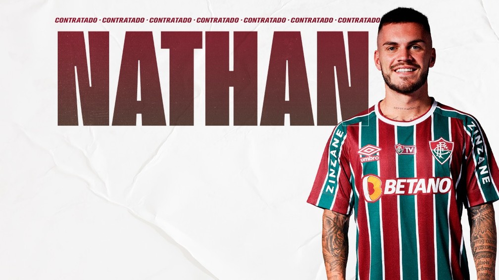 Nathan, refor�o do Fluminense � Foto: Divulga��o Fluminense
