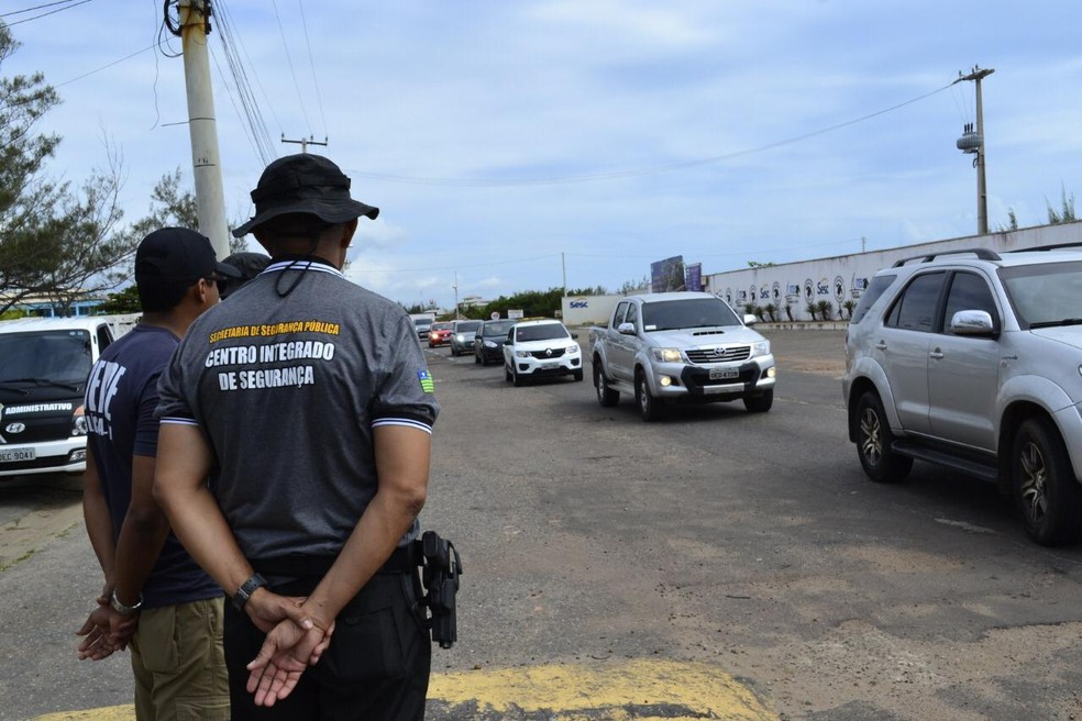 Operação Veraneio, no Litoral do Piauí — Foto: Divulgação/SSP-PI