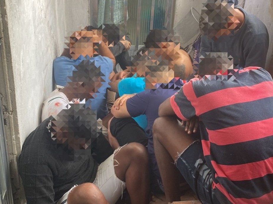 Presos na operação policial no Complexo da Maré