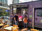 Food trucks fazem revezamento na Av. Tancredo Neves, em Salvador
