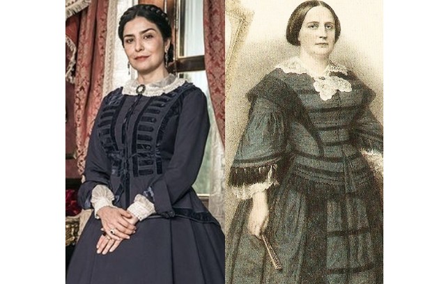 Foto: Na novela 'Nos Tempos do Imperador', Dom Pedro II (Selton Mello)  avisa Thereza (Letícia Sabatella) que Luísa (Mariana Ximenes) irá  acompanhar a família em viagem - Purepeople