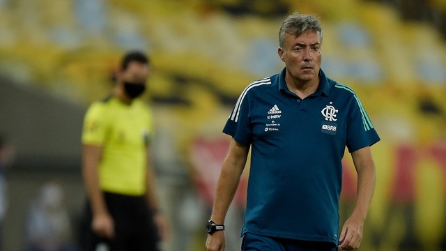 Dome na partida do Flamengo contra o Junior Barranquilla