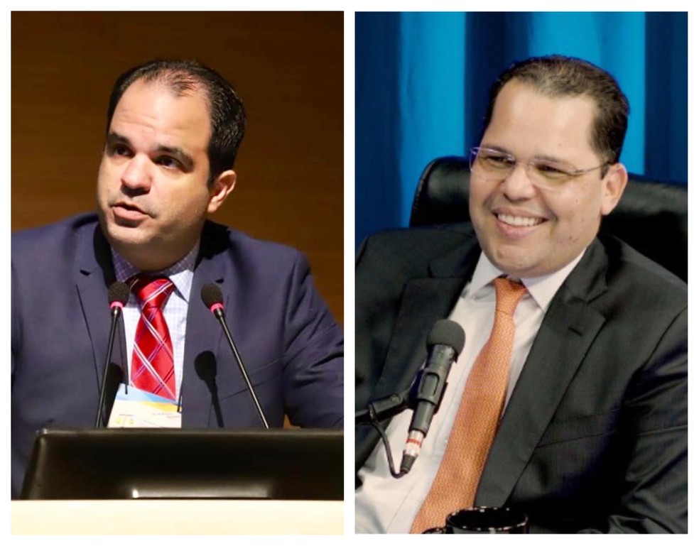 João Paulo Setti [à esquerda] e Erick Venâncio {à direita] são suspeitos na chamada 'máfia dos precatórios' — Foto: Arquivo pessoal 