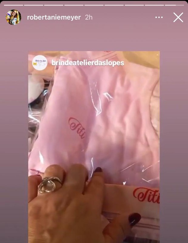 Kit da festa do pijama de Titi (Foto: Reprodução/Instagram)