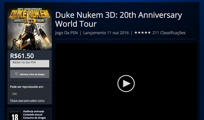Como baixar Duke Nukem 20th Anniversary World Tour (Foto: Reprodução/Felipe Vinha)