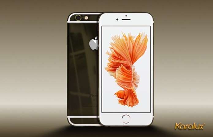 Versão iPhone 6S Black Gold da Karalux (Foto: Divulgação / Karalux)