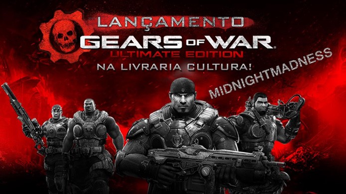 Evento de lançamento de Gears of War: Ultimate Edition começa às 20h na Livraria Cultura em São Paulo (Foto: Divulgação)