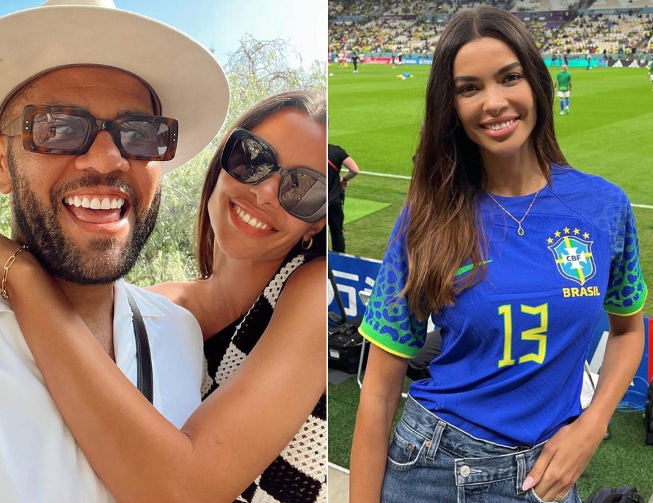 Daniel Alves se derrete por cliques de Joana Sanz: A mais bonita de todas