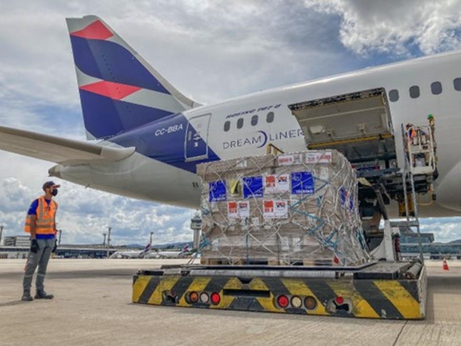 Segunda leva de ajuda humanitária enviada para a Europa por meio do programa Avião Solidário, da LATAM