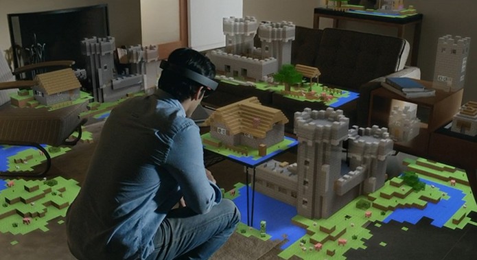 Windows Holográfico: jogos ficam mais reais com tecnologia (Foto: Reprodução/Barbara Mannara)