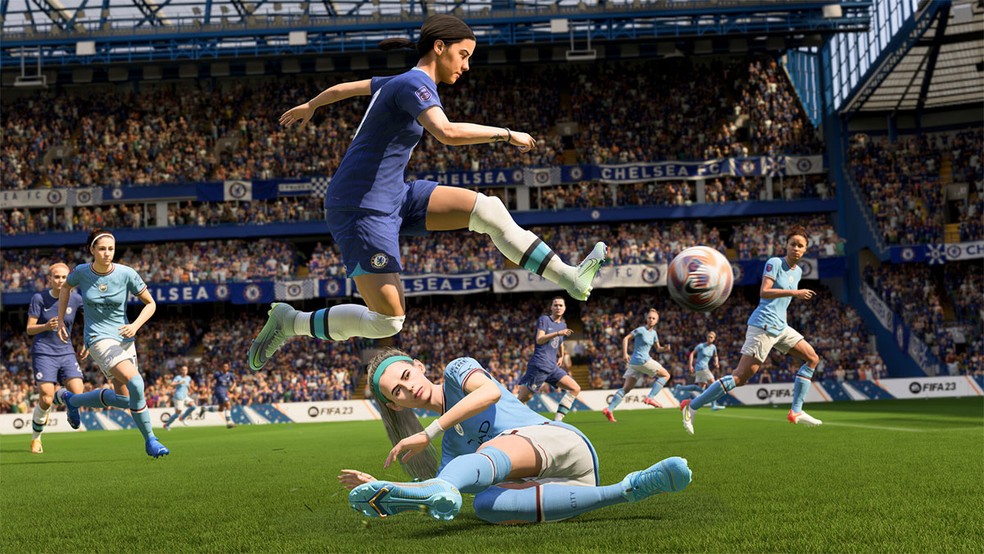FIFA 23 trouxe muitas novidades, entre elas a inclusão de times femininos além das Seleções — Foto: Reprodução/Steam