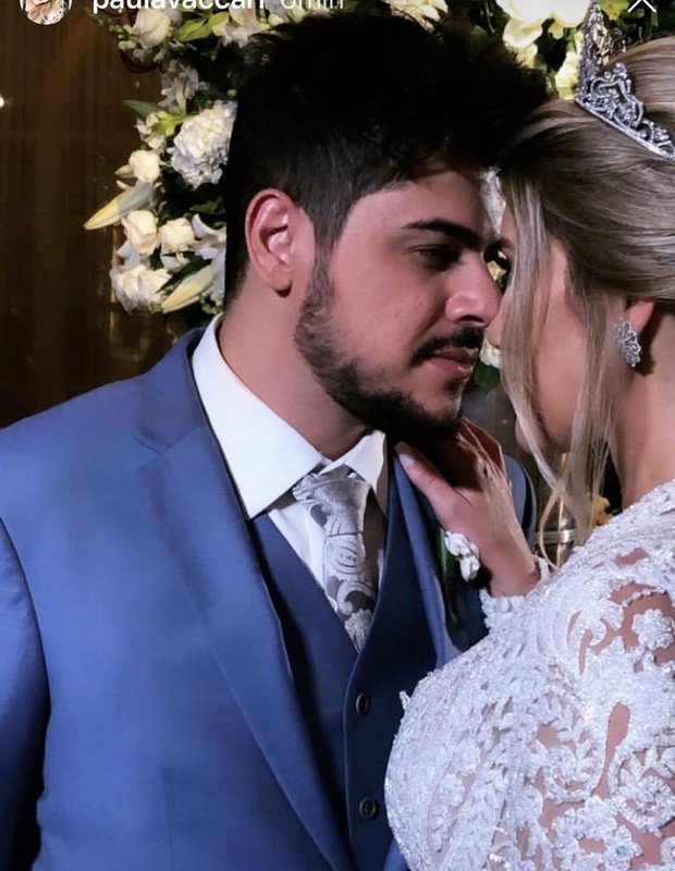 Paula Vaccari e sertanejo Cristiano se casam (Foto: Reprodução/Instagram)