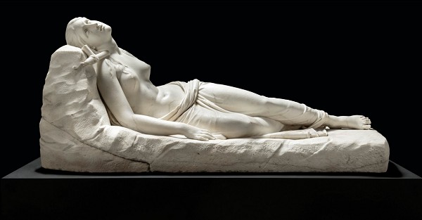 A obra do escultor italiano Antonio Canova (1752-1722) avaliada em 52 milhões de reais (Foto: Divulgação)
