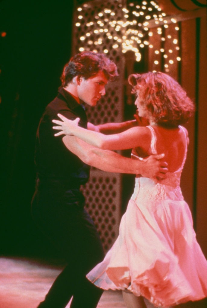 American actors Patrick Swayze (1952 - 2009) and Jennifer Grey star in the film 'Dirty Dancing', 1987. (Photo by /Getty Images) (Foto: Getty Images)