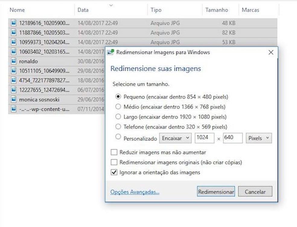 Windows Programa Gratuito Permite Redimensionar Imagens Em Massa Blog Do Ronaldo Prass G1