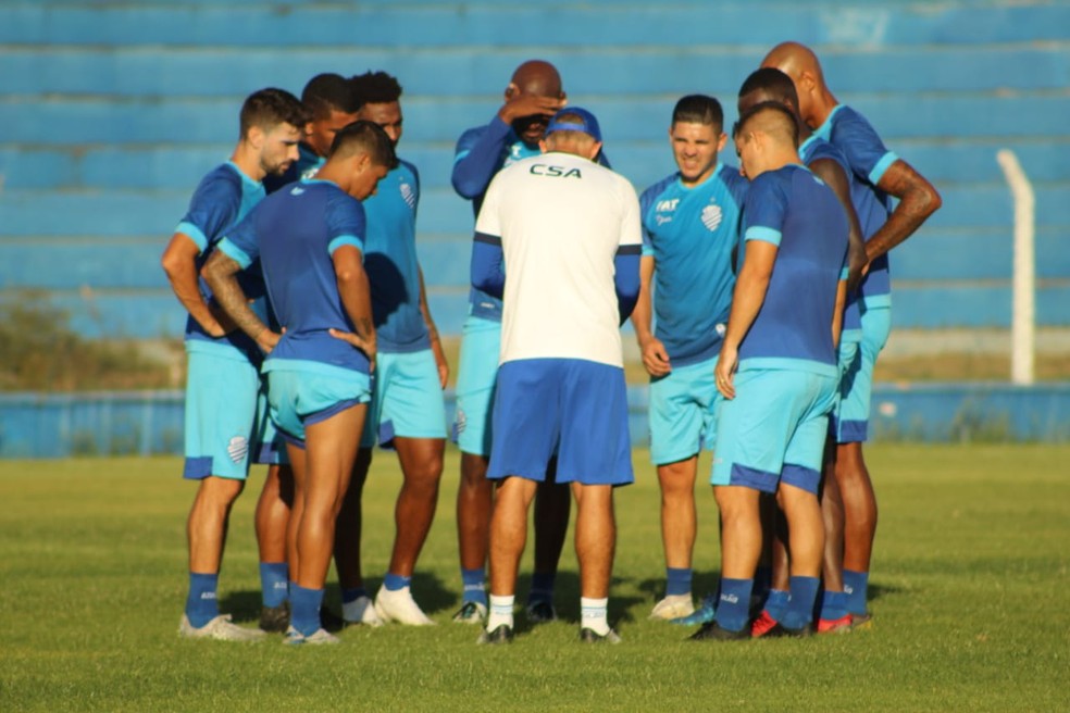 Baptista chegou em fevereiro ao CSA — Foto: Mac Cavalcante/GloboEsporte.com