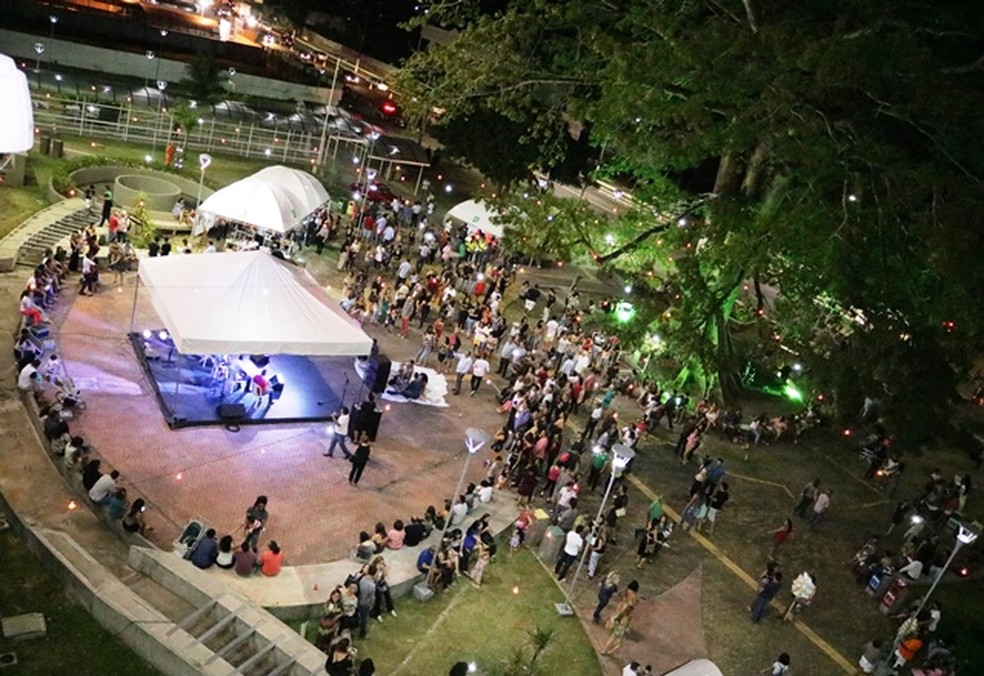 Praça Samaúma fica no entorno do prédio do MP-AP (Foto: Divulgação/MP-AP)