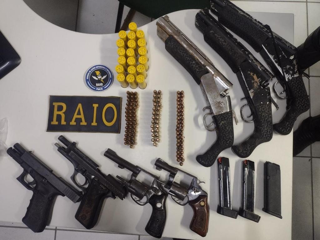 Policiais do Raio retiram de circulação mais de 2 mil armas de fogo no Ceará