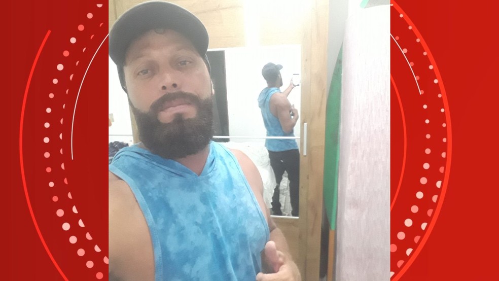 Charles Rodrigues dos Santos, 41 anos, está preso em Brasília por participar dos ataques golpistas.  — Foto: Reprodução/Facebook