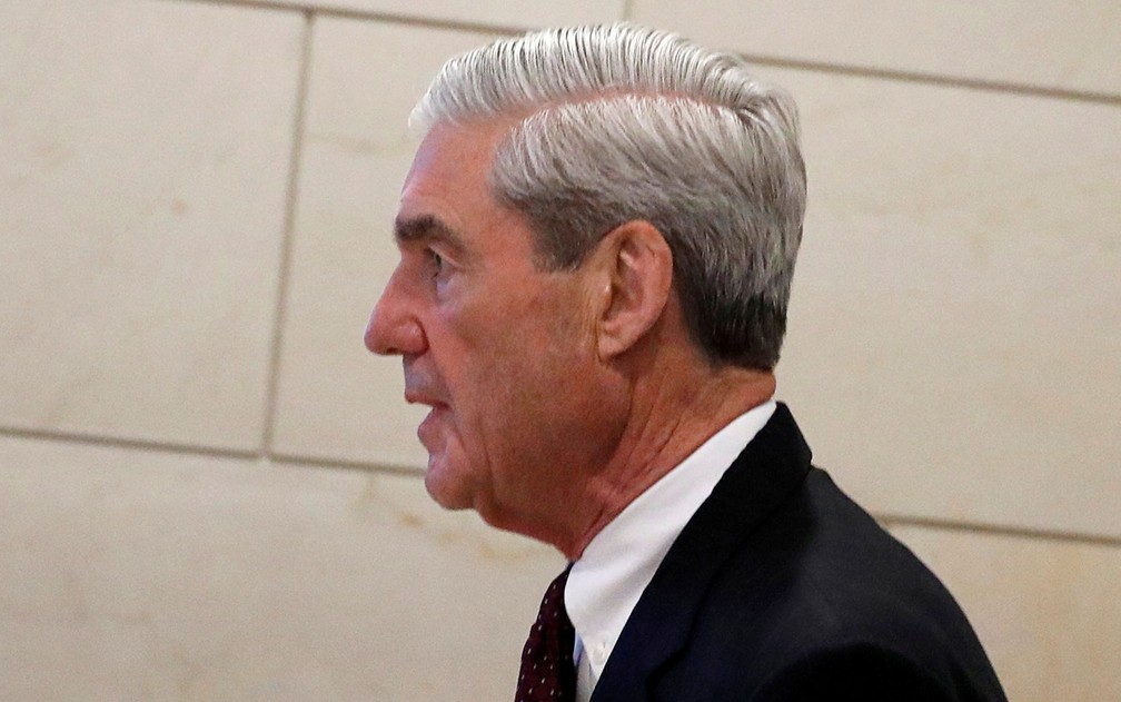 Mueller estava há dois anos investigando conexões entre a Rússia e pessoas do círculo íntimo de Trump — Foto: Reuters/Aaron P. Bernstein