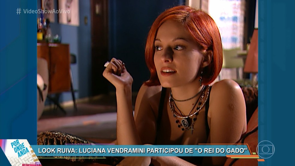 Luciana Vendramini relembra carreira na TV