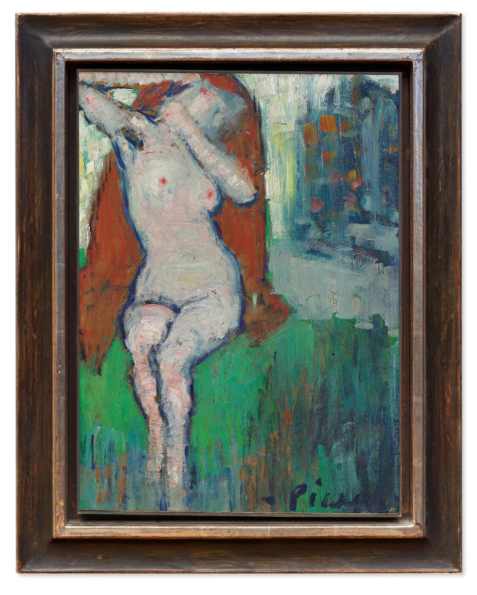  Mulher Nua Sentada, de Picasso — Foto: Divulgação