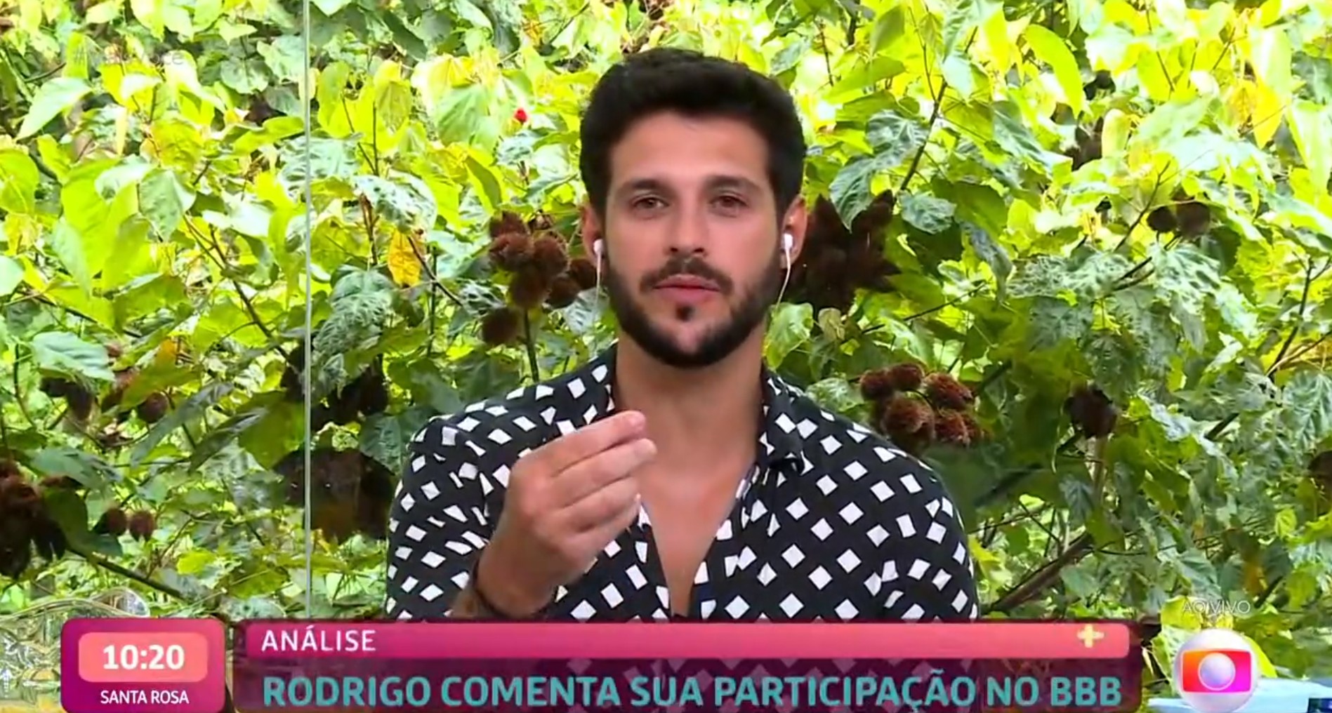 'BBB22': Rodrigo participa do 'Mais Você' e diz que pensou em desistir do jogo: 'Achei que eu estava chato'