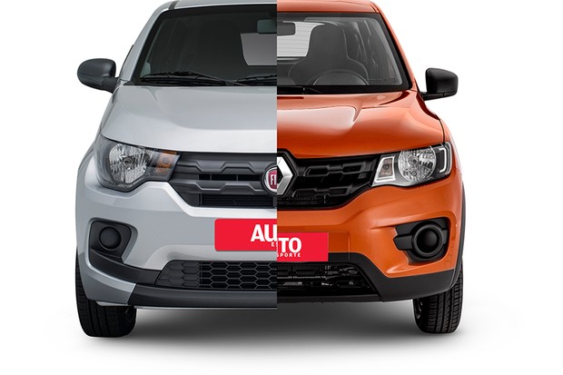 Renault Kwid x Fiat Mobi (Foto: Montagem/Autoesporte) Renault Kwid x Fiat Mobi (Foto: Montagem/Autoesporte)