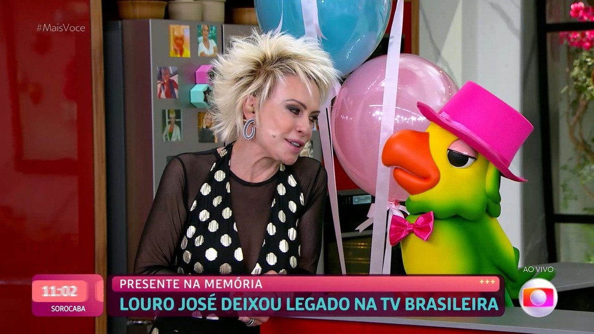 Ana Maria Braga Chora Com Lembranças De Louro José Nos 23 Anos Do Mais Você Tv And Famosos Gshow 