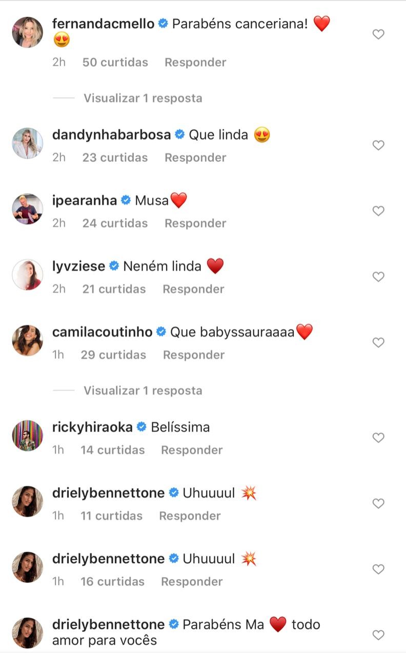 Marina Ruy Barbosa recebe comentários de amigos famosos (Foto: Reprodução/Instagram)