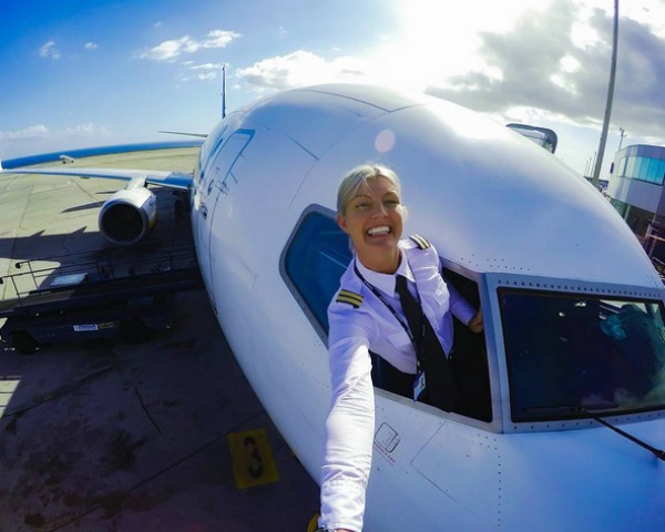 A pilota sueca Maria Pettersson, de 32 anos (Foto: Reprodução/Instagram)