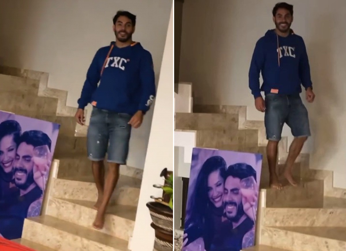 Rodolffo ganha quadro com Juliette (Foto: Reprodução/Instagram)