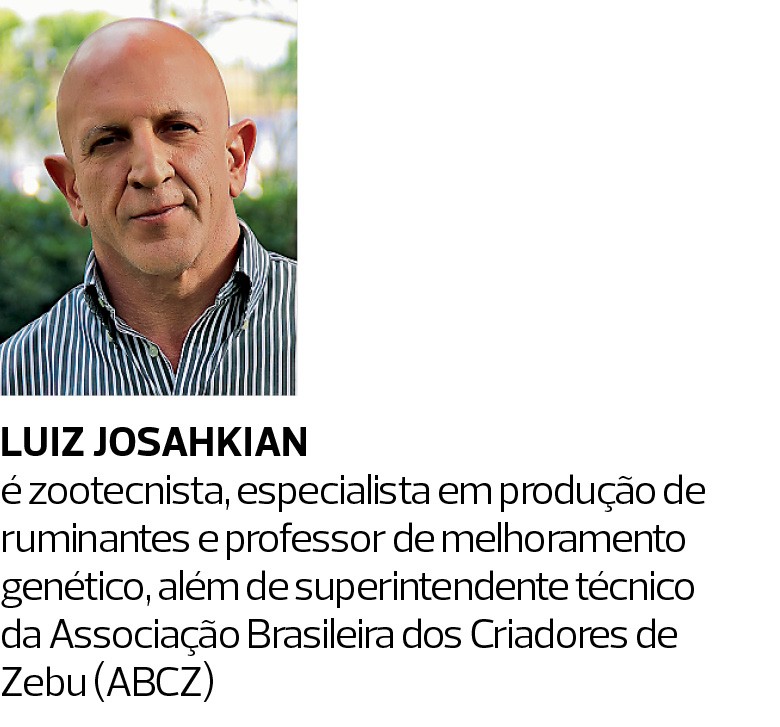 Luiz Josahkian é zootecnista, especialista em produção de ruminantes e professor de melhoramento genético, além de superintendente técnico da Associação Brasileira dos Criadores de Zebu (ABCZ) (Foto: ) Luiz Josahkian é zootecnista, especialista em produção de ruminantes e professor de melhoramento genético, além de superintendente técnico da Associação Brasileira dos Criadores de Zebu (ABCZ) (Foto: )
