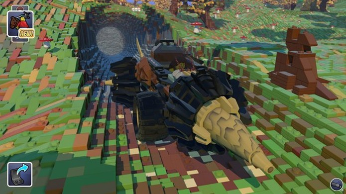 LEGO Worlds traz um mundo com maior liberdade na construção em relação a Minecraft (Foto: Reprodução/Steam)
