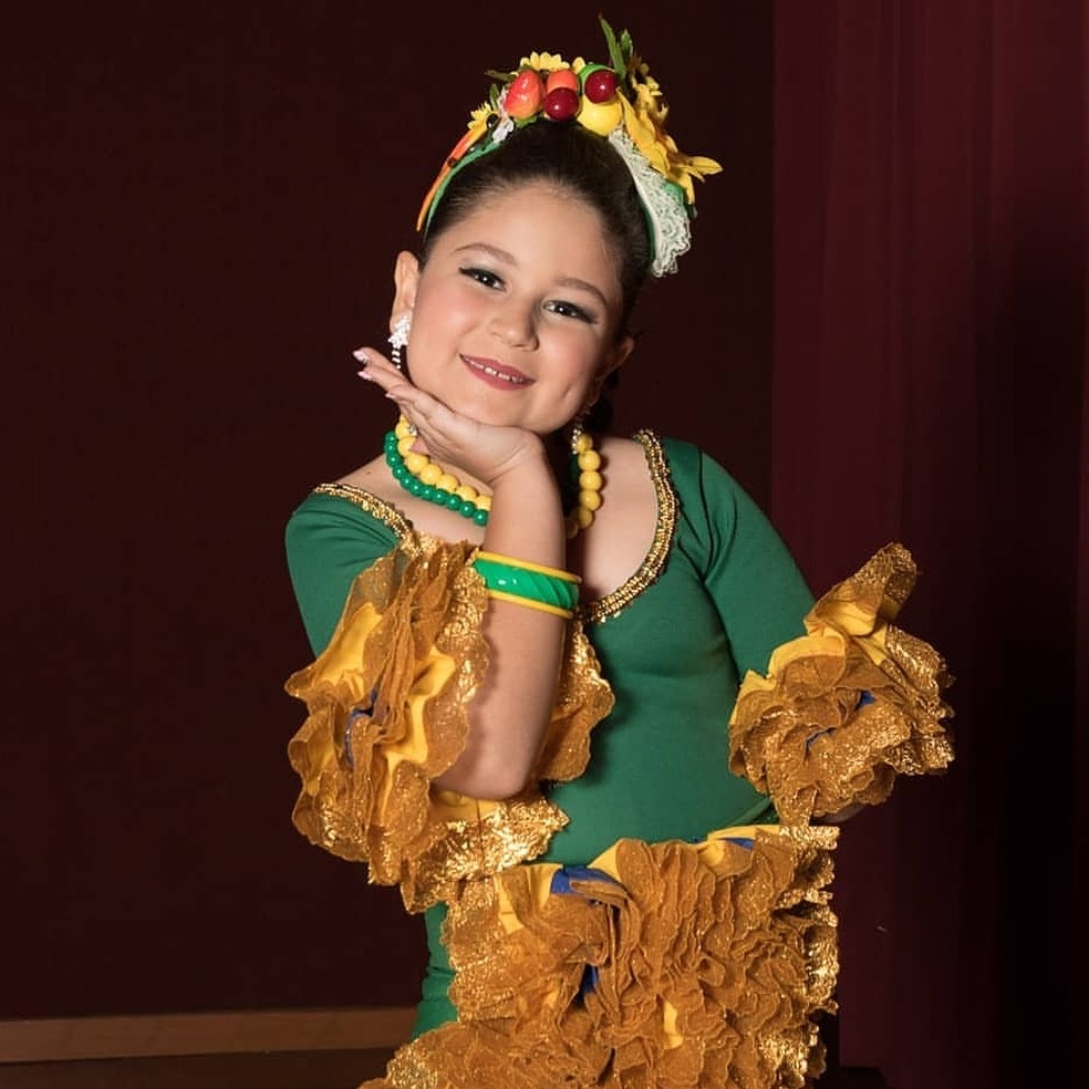 Milena Struck Miss Universo Infantil 2019 — Foto: Arquivo Pessoal