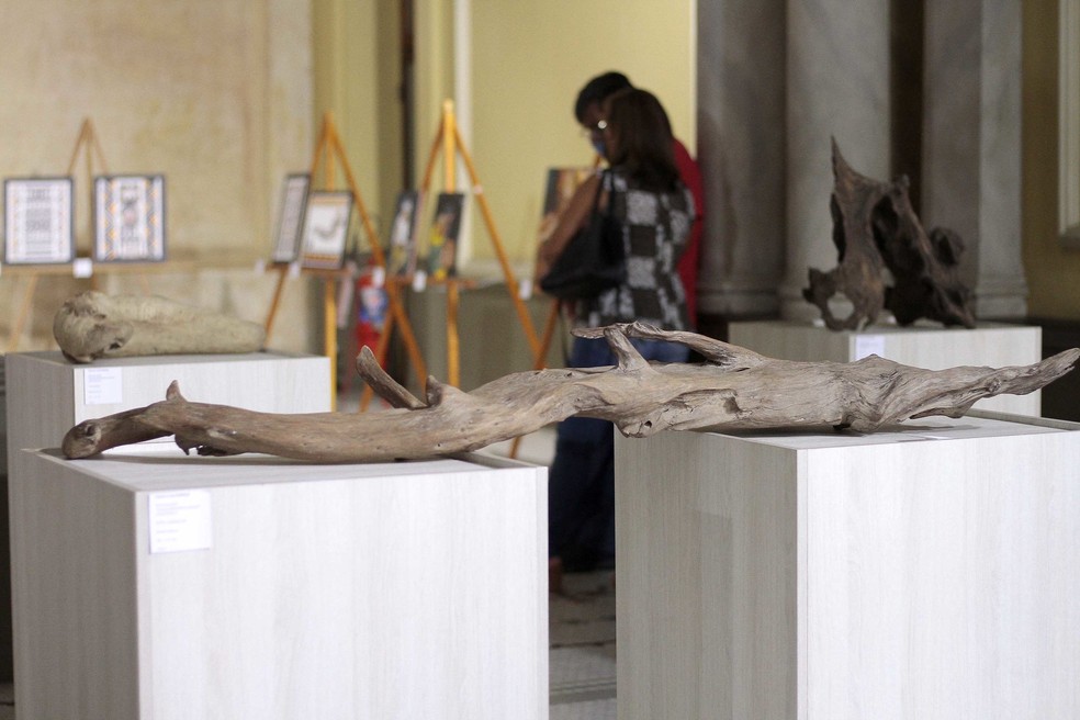 Mostra de Arte Indígena realizada em Manaus — Foto: Divulgação