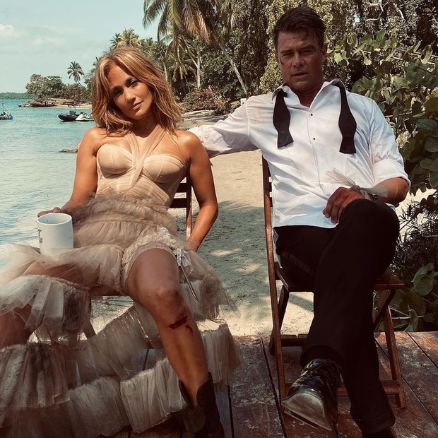 Jennifer Lopez e Josh Duhamell (Foto: Reprodução/Instagram)