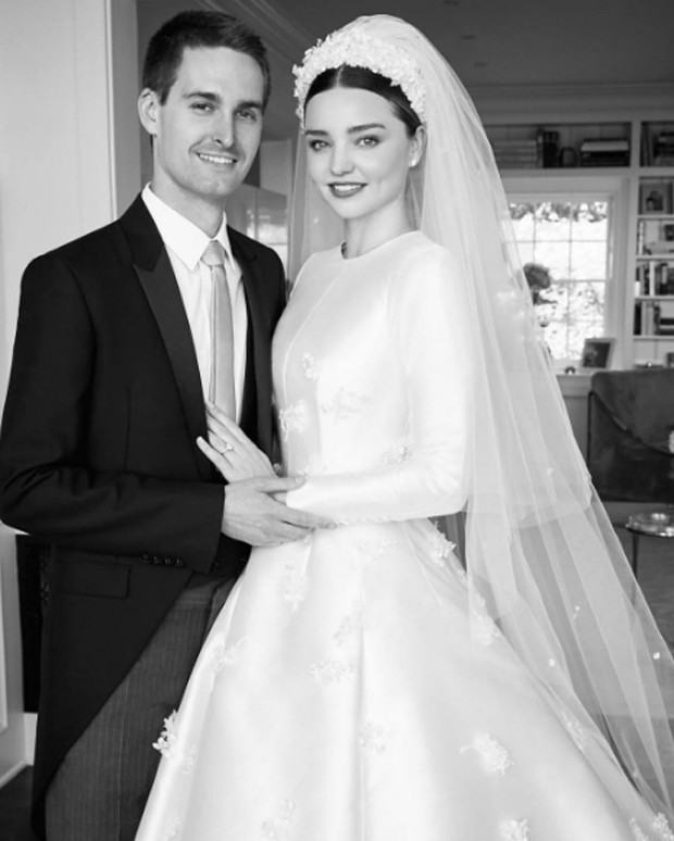 Miranda Kerr e Evan Spiegel (Foto: Reprodução/Instagram) Miranda Kerr e Evan Spiegel (Foto: Reprodução/Instagram)