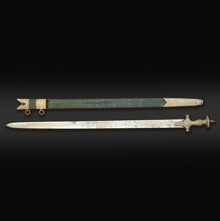 Espada de sultão vendida em Londres pela casa de leilões Bonhams — Foto: Bonhams
