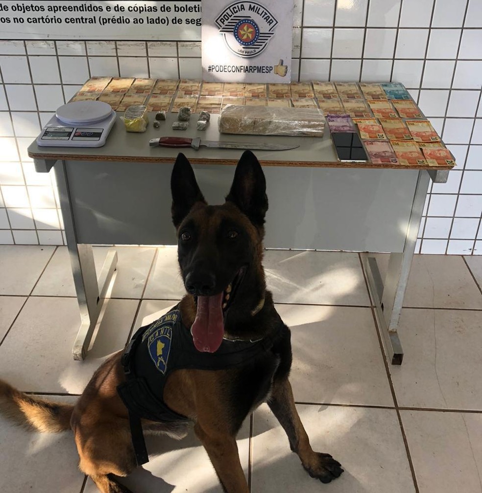 Homem é preso com quase 2 kg de maconha e mais de R$ 1,5 dentro de residência em Tatuí — Foto: Arquivo Pessoal